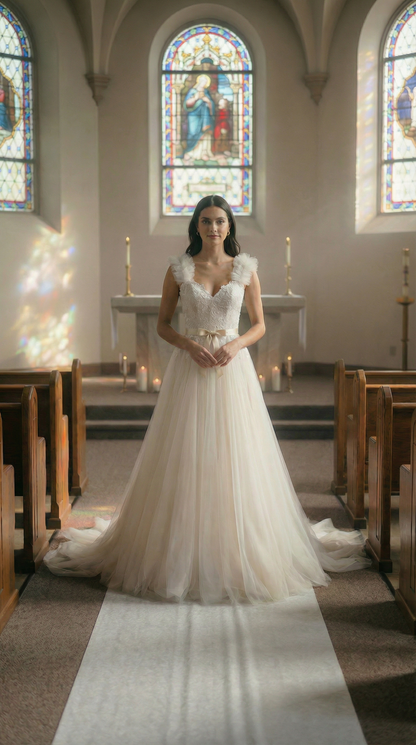 Evelyn Bridal Slade Size 6