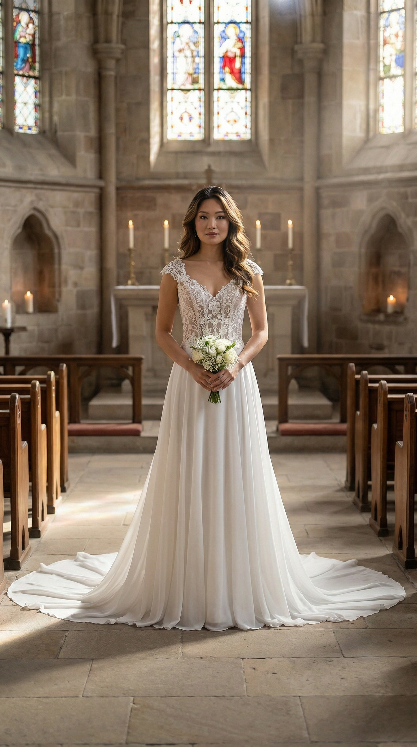 Evelyn Bridal Adora Size 6