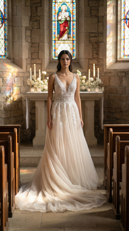 Evelyn Bridal Kyanna Size 6