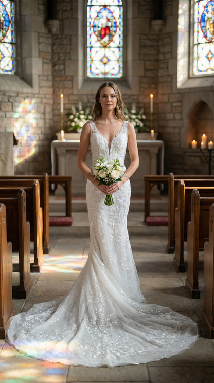 Davinci Bridal 50678 Size 8