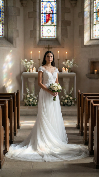 Evelyn Bridal Mila Size 6