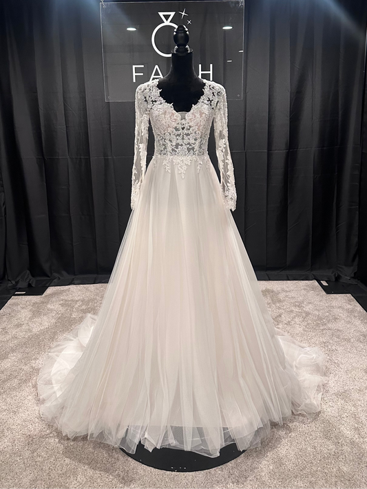 Evelyn Bridal Rosemary Size 6