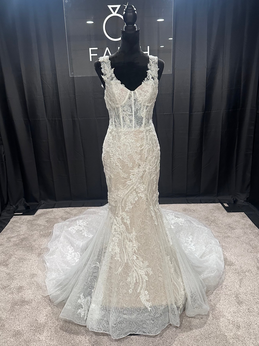 Evelyn Bridal Lilac Size 6