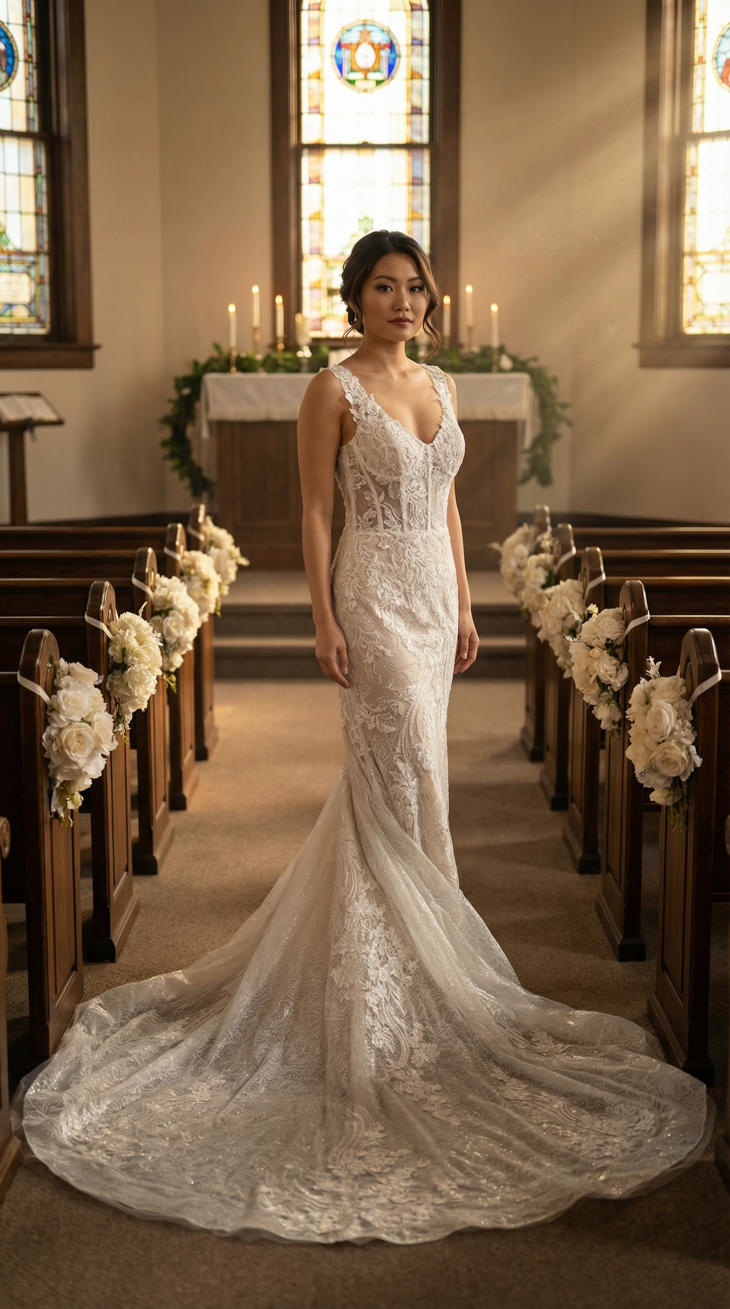 Evelyn Bridal Lilac Size 6