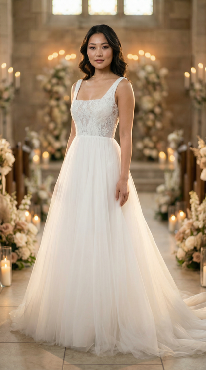 Evelyn Bridal Josie Size 6