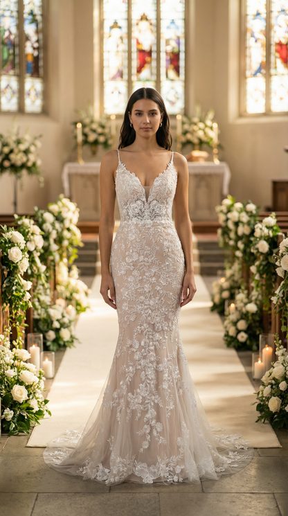 Evelyn Bridal Willow Size 6
