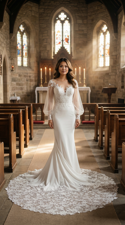 Evelyn Bridal Sloane Size 6
