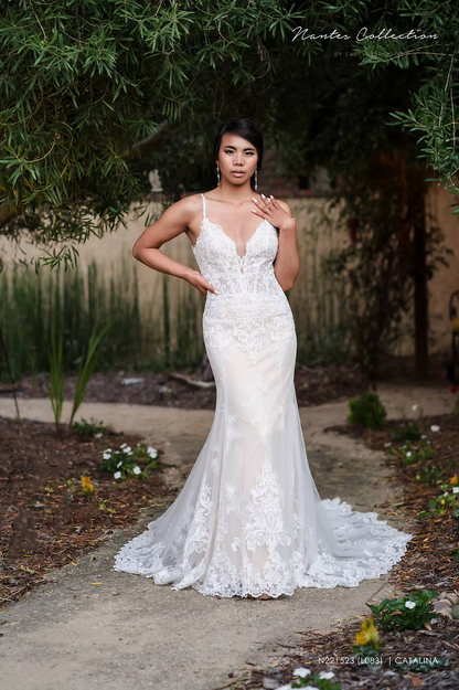 Evelyn Bridal Catalina Size 6
