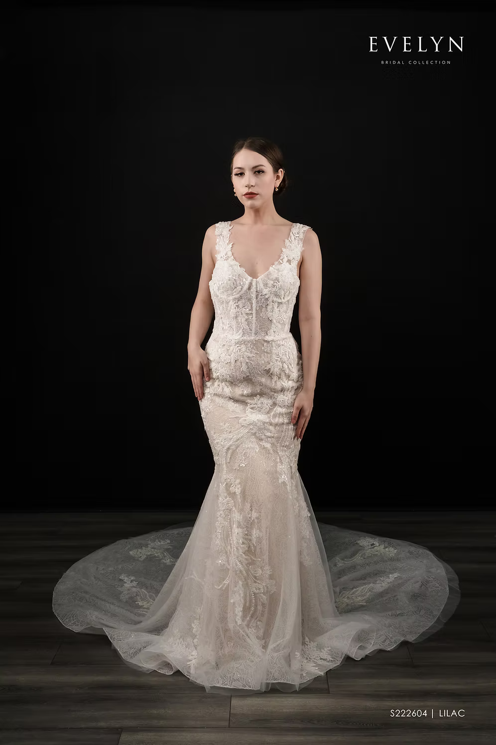 Evelyn Bridal Lilac Size 6