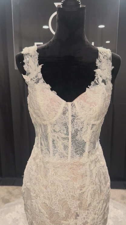 Evelyn Bridal Lilac Size 6
