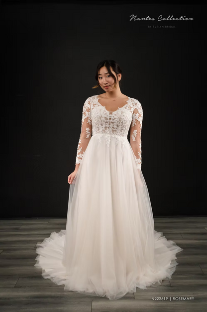 Evelyn Bridal Rosemary Size 6